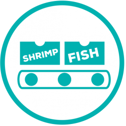 Aquaculture Feed Additive - Efficient Production Icon
